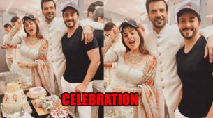 4 years of Kundali Bhagya: Karan and Preeta aka Dheeraj Dhoopar and Shraddha Arya celebrate on set
