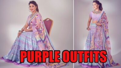 5+ Times When Madhuri Dixit Proved That Purple Is Her Power Colour