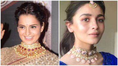 Kangana Ranaut Vs Alia Bhatt: Which Diva Dazzled In Choker Necklace?