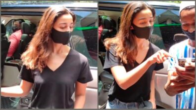 ‘Aapka mask, pehno na’: Alia Bhatt to fans while taking selfies, watch cute video