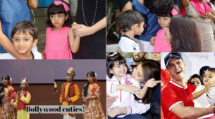 Aishwarya Rai Bachchan-Aamir Khan Reunite as son Azad Rao Khan and daughter Aaradhya Bachchan play Ram-Sita at school, see pics