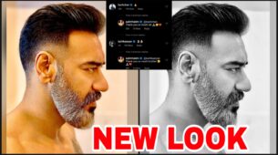 Ajay Devgn looks suave in new ‘salt & pepper’ look, Abhishek Bachchan & Kartik Aaryan react
