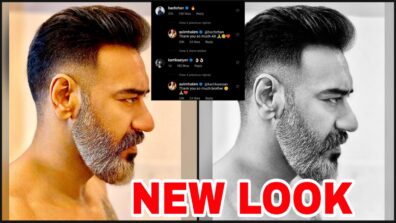 Ajay Devgn looks suave in new ‘salt & pepper’ look, Abhishek Bachchan & Kartik Aaryan react