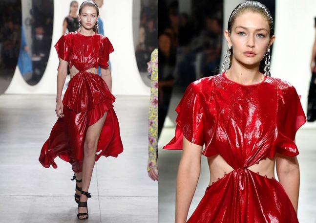 Alia Bhatt Vs Gigi Hadid: Who Walked The Ramp Better In An Alike Red Dress? - 1