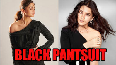 Alia Bhatt Vs Kriti Sanon: Which Diva Raised The Oomph Factor In A One-Shoulder Black Pantsuit?