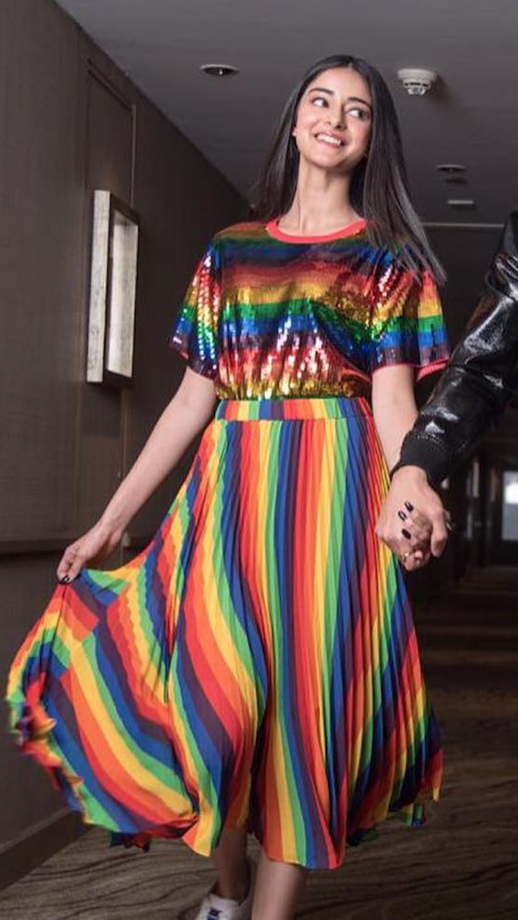 Ananya Panday To Katrina Kaif: Have You Checked Out These B’Town Celebrities’ Rainbow Outfits? - 0