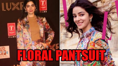 Ananya Panday Vs Khushi Kapoor: Who Is A Stylish Boss Lady In A Multi Colored Pantsuit?