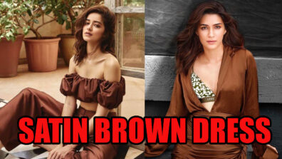 Ananya Panday Vs Kriti Sanon: Which Diva Slew The Brown Satin Outfit?