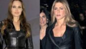 Angelina Jolie Vs Jennifer Aniston: Which Diva Looks Steaming Hot In A Leather Dress?