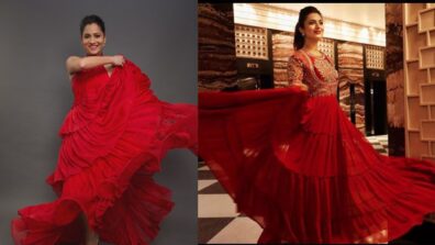 Ankita Lokhande Vs Divyanka Tripaathi: Which Diva Slayed In Their Red-Ishq Gown?