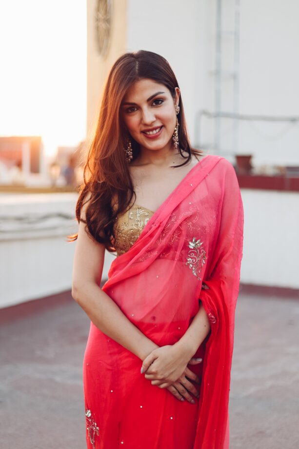 Need To Rock In Red Hot Outfits? Here Is Rhea Chakraborty, Aishwarya Rai And Many Others Showing How It’s Done - 1