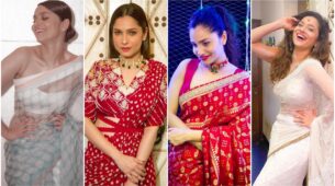 Ankita Lokhande’s Sartorial Looks In Sarees: See Pics