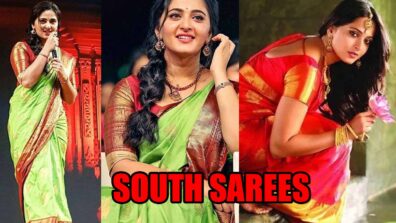 Anushka Shetty Loves Her Traditional South Sarees & These Gorgeous Pictures Are Proof