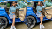 Anushka Sen’s Lavish Lifestyle Moment In Her Swanky Blue BMW Goes Viral, See Pic