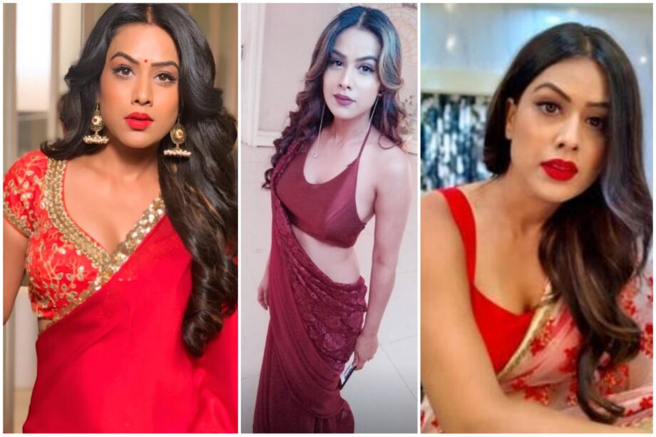 Nia Sharma Vs Anita Hassanandani: Who Has A Better Red Saree Collection? - 0