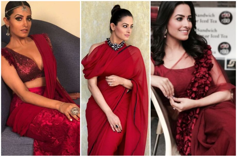 Nia Sharma Vs Anita Hassanandani: Who Has A Better Red Saree Collection? - 1