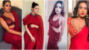 Nia Sharma Vs Anita Hassanandani: Who Has A Better Red Saree Collection?