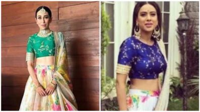 Nia Sharma Vs Karisma Kapoor: Which Fashion Goddess Deserves 10/10 On Floral Lehenga?