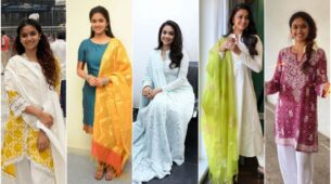 Keerthy Suresh Giving Outfit Chic Hot Lady Vibes In Salwar Kameez