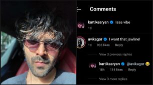 Avika Gor can’t stop drooling over Kartik Aaryan’s jawline, here’s what he replied