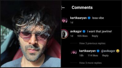 Avika Gor can’t stop drooling over Kartik Aaryan’s jawline, here’s what he replied