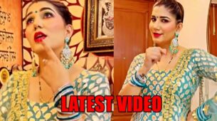 Aww Cutie: Sapna Choudhary’s Latest Video On Bangro In Patiala Suit And Netted Dupatta Will Make Your Day