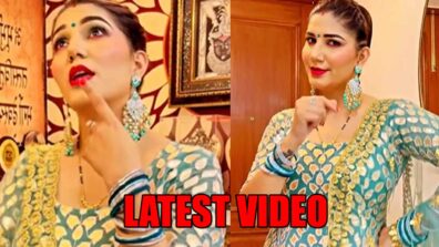 Aww Cutie: Sapna Choudhary’s Latest Video On Bangro In Patiala Suit And Netted Dupatta Will Make Your Day