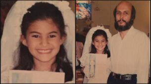 AWWDORABLE: When Jacqueline Fernandez wished her dad with a super cute throwback childhood pic, we bet you will start crushing