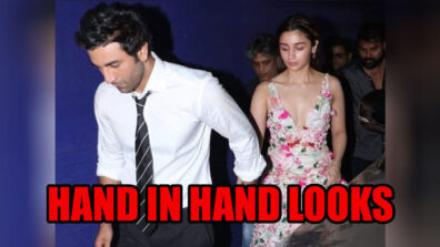 Awww! These Cuties Alia Bhatt & Ranbir Kapoor Just Can’t Get Their Hands Off Each Other