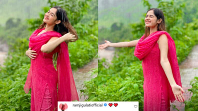 Baarish babe: Jannat Zubair shares hot and wet pictures in rain, Ramji Gulati sends her hearts