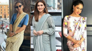 Badass Yet Desi: Taapsee Pannu, Kriti Sanon, Genelia D’Souza & ‘saree with sneaker’ style, the quintessential visual delight