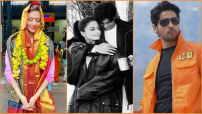 Bollywood Latest Masala: Urvashi Rautela visits religious temple, SRK-Aishwarya unseen Mohabbatein pic goes viral, Sidharth Malhotra looks dapper in orange jacket at Kashmir