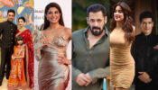 Bollywood Masala: Jacquline Fernandes’s fun moment with Salman Khan, Janhvi Kapoor-Manish Malhotra party night, Aishwarya Rai-Abhishek Bachchan cosy pose