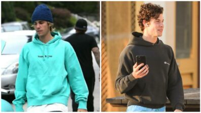 In Love With Sweatshirts: Take Fashion Notes From Justin Bieber & Shawn Mendes