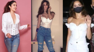 Burn the oomph game in a white corset top like Janhvi Kapoor, Disha Patani & Ananya Panday to make fans sweat