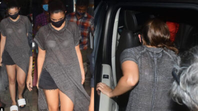 Caught on Camera: Alia Bhatt in transparent top & shorts, fans sweat