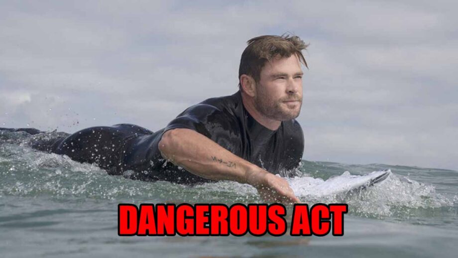 Watch Now: Chris Hemsworth lives dangerously with a threatening shark around, you will be shocked 434204