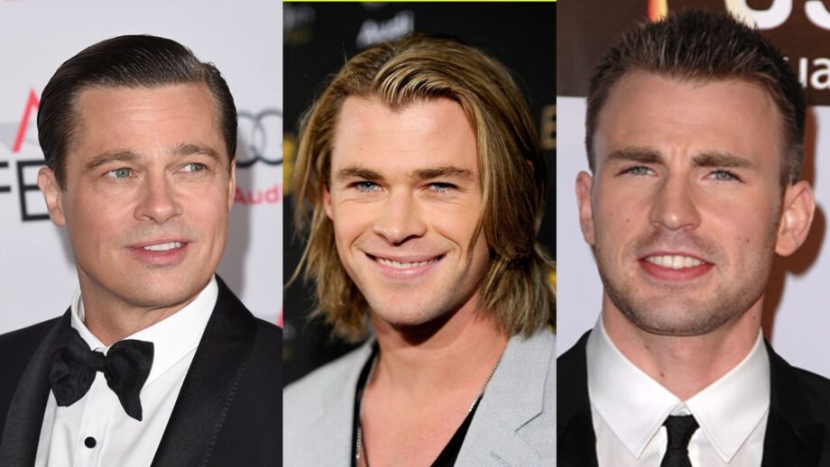 Chris Evans Vs Chris Hemsworth Vs Brad Pitt: Which Heartthrob Looks Killer In Clean Shave? 422096