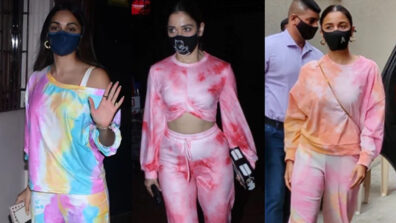 Covid Fashion Goals: Slay the mask-up tie dye tracksuit look like Kiara Advani, Tamannaah Bhatia & Alia Bhatt