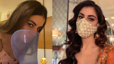 Covid Scare For Shraddha Arya: Actress shares photo wearing a face shield, fans worried