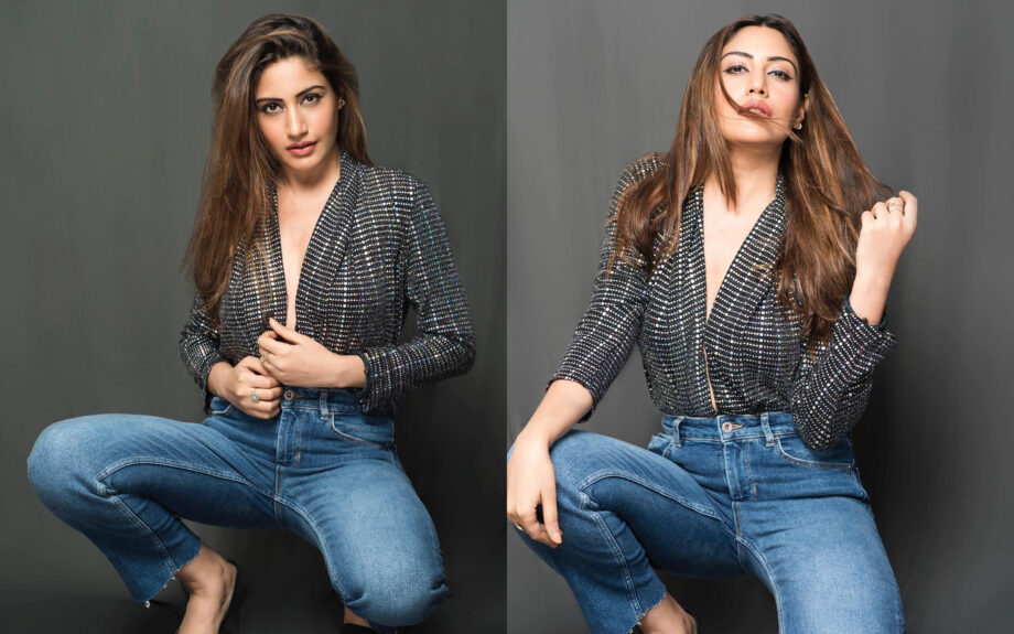 Dazzling Denim Looks Of Hina Khan And Surbhi Chandna That Are Comfortable Fashion Cues - 5