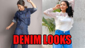 Dazzling Denim Looks Of Hina Khan & Surbhi Chandna That Are Comfortable Fashion Cues