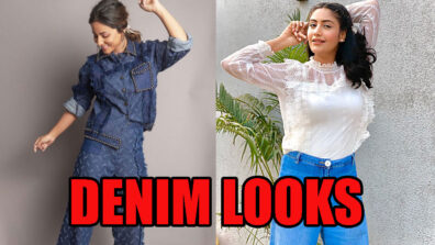 Dazzling Denim Looks Of Hina Khan And Surbhi Chandna That Are Comfortable Fashion Cues