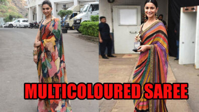 Deepika Padukone Vs Alia Bhatt: Which Diva Draped The Multicoloured Saree Better?