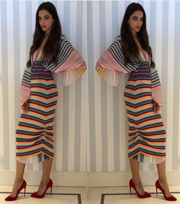 Deepika Padukone Vs Katrina Kaif: Which Diva Rocked In Rainbow Stripes? - 0