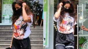 Disha Patani steps out in tie-dye casuals & shorts, fans can’t stop drooling