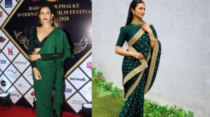 Divyanka Tripathi Vs Sonnalli Seygall: Which Leading Lady Aced The Dark-Green Saree Best?