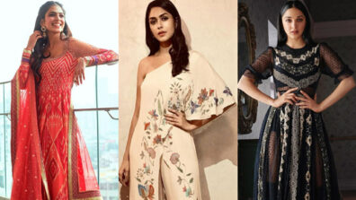 Dreaming to wear a Ritu Kumar outfit on your special day? Take vogue cues from Malavika Mohanan, Mrunal Thakur & Kiara Advani