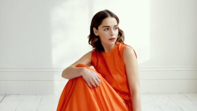 Emilia Clarke’s Medium-Length Dresses For Your Next Prom