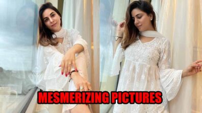 Ethnic Queen: Shraddha Arya shares mesmerizing pictures in white salwar suit, fans love it